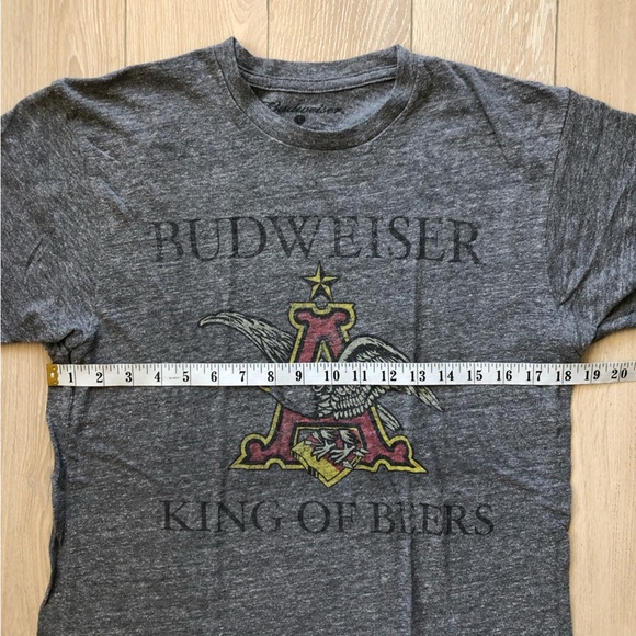 Budweiser Gray Graphic T-Shirt Men’s Size L - Picture 4 of 6
